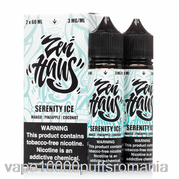 Vape Romania Serenity Ice - Zen Haus - 120ml 0mg